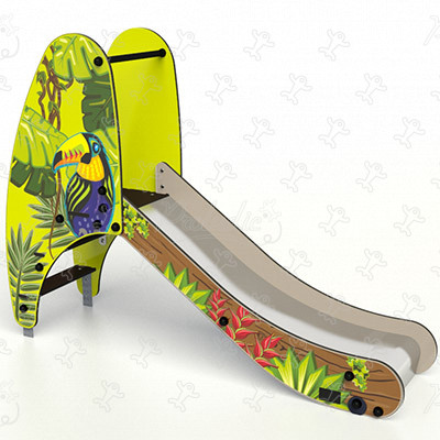 Mini zjeżdżalnia J1012-GA® place zabaw grafic games wykończenie amazonia obraz 3d