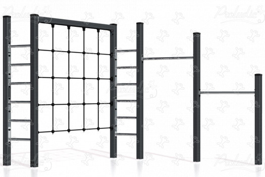 J1604-M place zabaw urządzenia do wspinania i balansowania konstrukcje wspinaczkowe obraz 3d