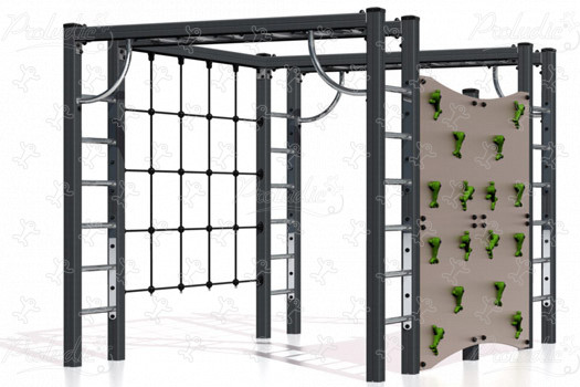 J1606-M place zabaw urządzenia do wspinania i balansowania konstrukcje wspinaczkowe obraz 3d