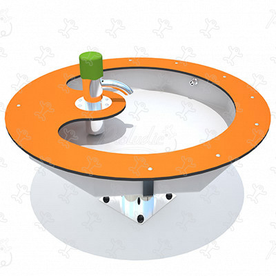 Studnia J1713 place zabaw urządzenia edukacyjne i sensoryczne wodociągi obraz 3d