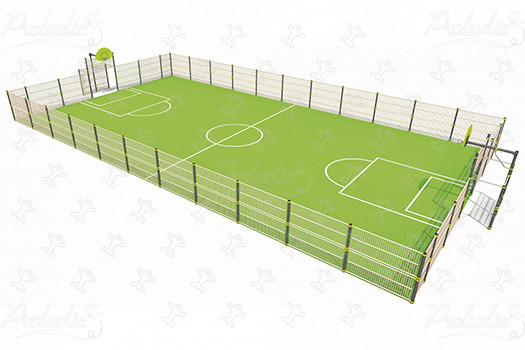 Wielofunkcyjny obszar gier J22213 sport i fitness acti’fun boiska do gier obraz 3d