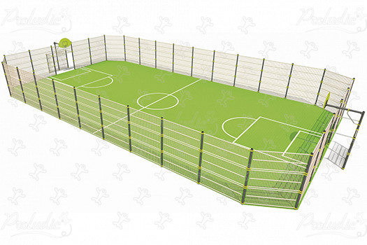 Wielofunkcyjny obszar gier J22217 sport i fitness acti’fun boiska do gier obraz 3d