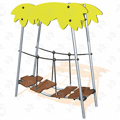 Most wiszący J2613 place zabaw zabawki tematyczne przygoda obraz 3d