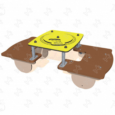 Wózek zabawowy J2619 place zabaw zabawki tematyczne miasto obraz 3d