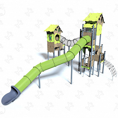 Wieża leśna J2688® place zabaw zabawki tematyczne przygoda obraz 3d