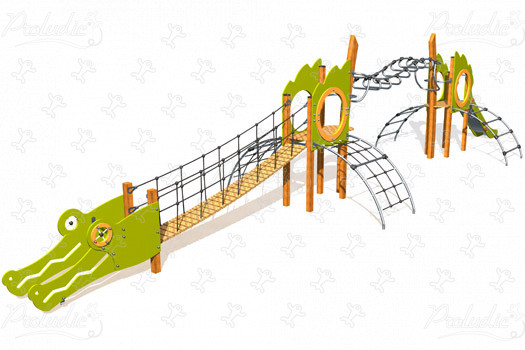 Krokodyl J2771 place zabaw zabawki tematyczne przygoda obraz 3d