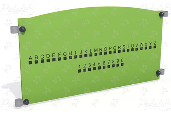 Panel  Braille'a J3427 place zabaw urządzenia edukacyjne i sensoryczne tablice aktywności, gry dźwiękowe i muzyczne obraz 3d