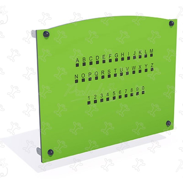 Panel  Braille'a J3431 place zabaw urządzenia edukacyjne i sensoryczne tablice aktywności, gry dźwiękowe i muzyczne obraz 3d