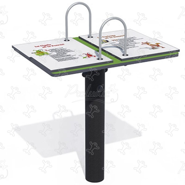 Otwarta książka J3439® place zabaw urządzenia edukacyjne i sensoryczne tablice aktywności, gry dźwiękowe i muzyczne obraz 3d