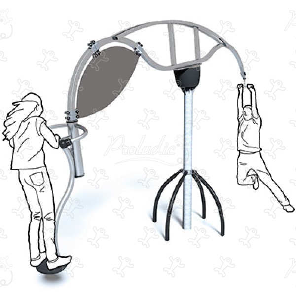 Skysurf J3505 place zabaw acti’fun karuzele obraz 3d