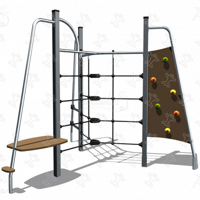 Statyw J3800-M place zabaw urządzenia do wspinania i balansowania konstrukcje wspinaczkowe obraz 3d