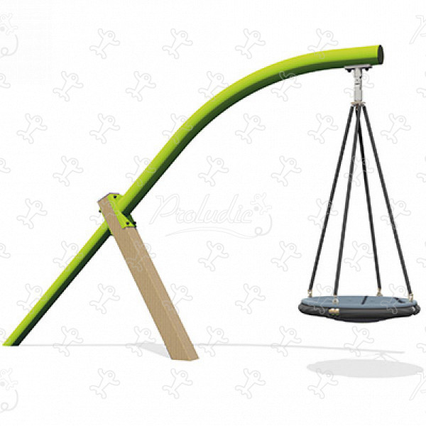 Huśtawka wahadłowa J444® place zabaw tradycyjne urządzenia zabawowe huśtawki obraz 3d