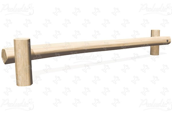 Belka równoważna J4903 place zabaw place zabaw z naturalnego drewna Ścieżki obraz 3d