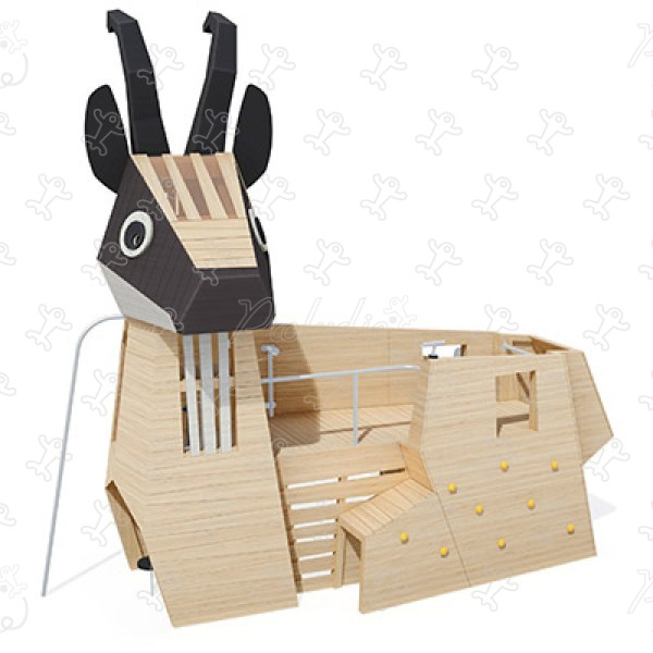 Kozica górska J49177® place zabaw place zabaw z naturalnego drewna zwierzęta obraz 3d