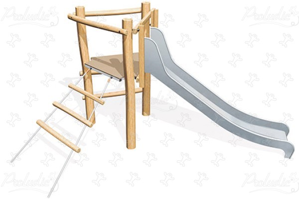 J4931 place zabaw place zabaw z naturalnego drewna konstrukcje wielofunkcyjne obraz 3d