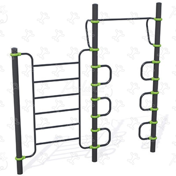 Połączenie rozgrzewająco-stretchingowe J5234® sport i fitness acti’fun acti’street obraz 3d