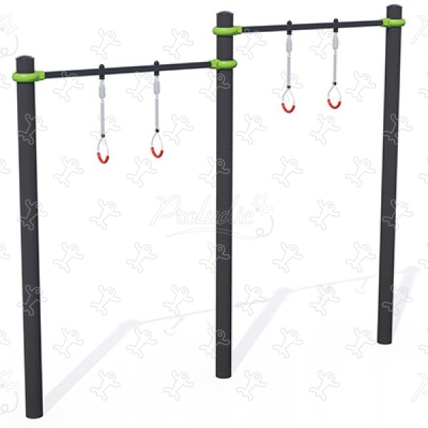 Połączenie z ringami na dwóch wysokościach J5235® sport i fitness acti’fun acti’street obraz 3d