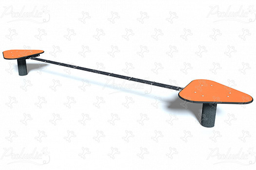 Slackline J5406-M place zabaw urządzenia do wspinania i balansowania Ścieżki obraz 3d