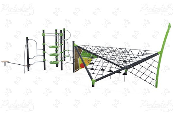 J57010 place zabaw urządzenia do wspinania i balansowania ixo obraz 3d