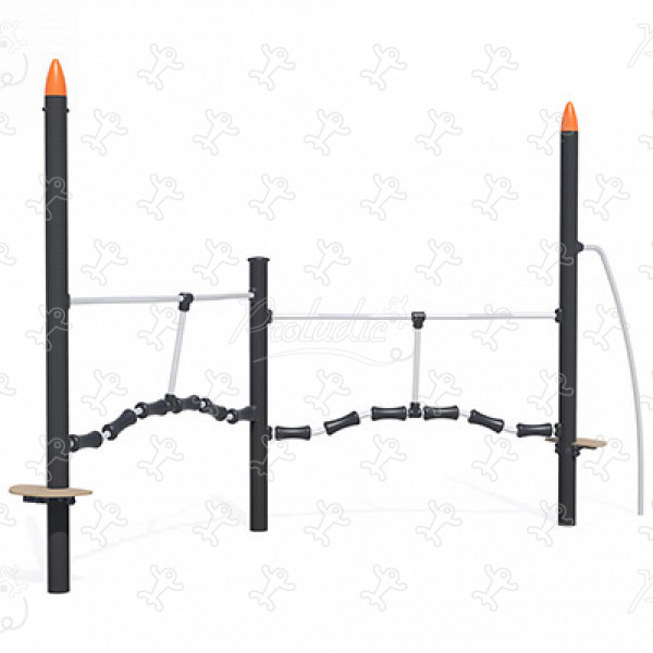 Kręte rury J5911® place zabaw acti’fun acti’ninja obraz 3d