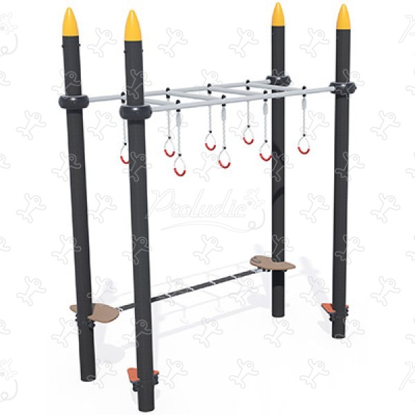 Tor ringowy J5921® place zabaw acti’fun acti’ninja obraz 3d