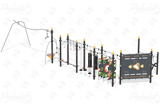 Wyzwanie szlak Ninja J5923® place zabaw acti’fun acti’ninja obraz 3d