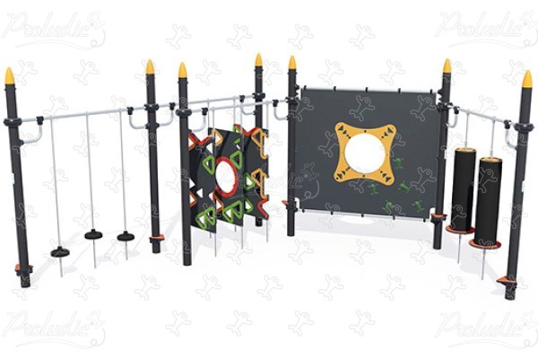 Szlak Ninja równowagi J5927® place zabaw acti’fun acti’ninja obraz 3d