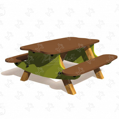 Stół do zabaw J605 mała architektura miejska meble, ogrodzenia i akcesoria meble (ławki, kosze, wiaty) obraz 3d