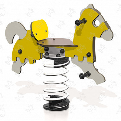 Koń J819 place zabaw urządzenia ruchome bujaki obraz 3d