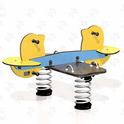 Kaczuszki J826 place zabaw urządzenia ruchome bujaki obraz 3d