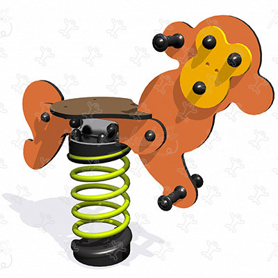 Polo Małpa J843 place zabaw urządzenia ruchome bujaki obraz 3d