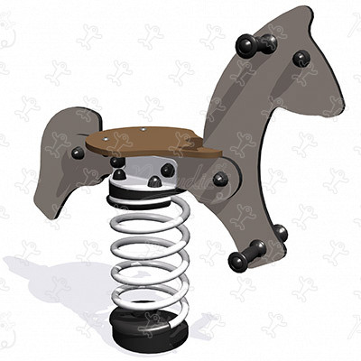 Skaczący J857 place zabaw urządzenia ruchome bujaki obraz 3d