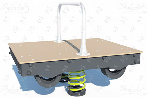 Wózek górniczy J953® place zabaw urządzenia ruchome bujaki obraz 3d