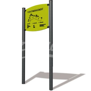 J2883 - Spersonalizowany znak informacyjny w parku