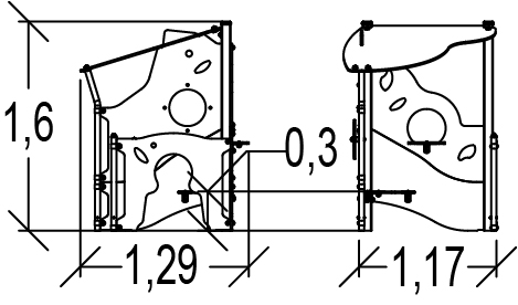 Kasa biletowa J221 place zabaw tradycyjne urządzenia zabawowe domki zabawowe obraz widok z boku